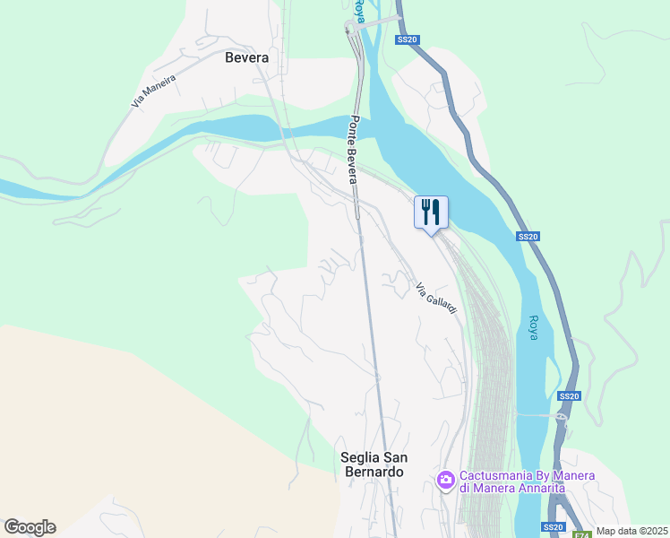 map of restaurants, bars, coffee shops, grocery stores, and more near 10 Via dell'Opera in Provincia di Imperia