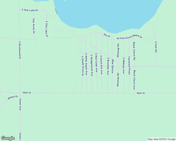 map of restaurants, bars, coffee shops, grocery stores, and more near 11820 South Shady Grove Drive in Baldwin