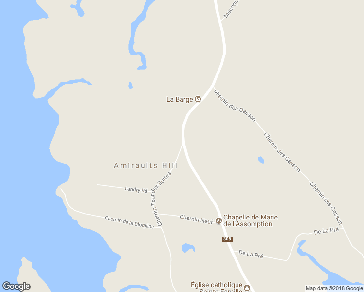 map of restaurants, bars, coffee shops, grocery stores, and more near 35 Chemin Tour des Buttes in Ste. Anne du Ruisseau