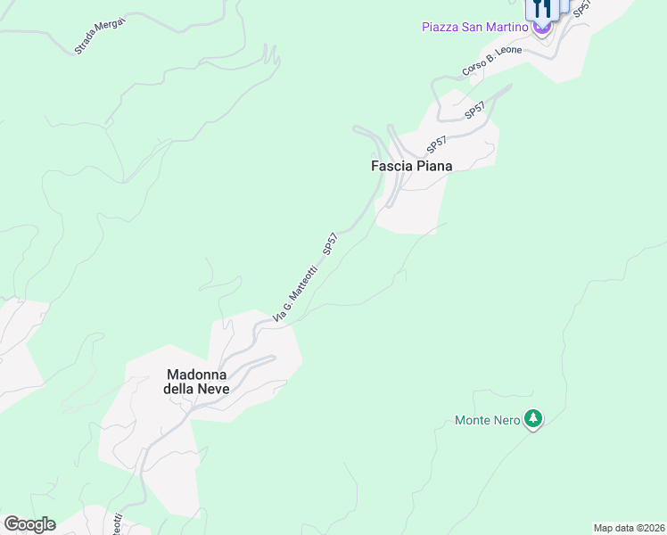 map of restaurants, bars, coffee shops, grocery stores, and more near 26 Via Antico Principato in Provincia di Imperia