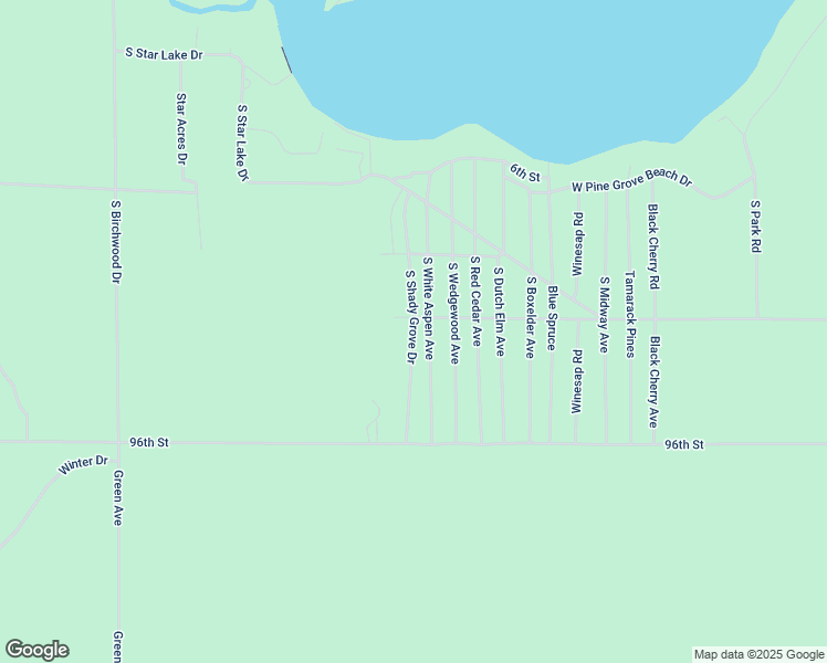 map of restaurants, bars, coffee shops, grocery stores, and more near 11820 South Shady Grove Drive in Baldwin
