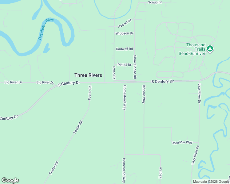 map of restaurants, bars, coffee shops, grocery stores, and more near 17235 South Century Drive in Bend
