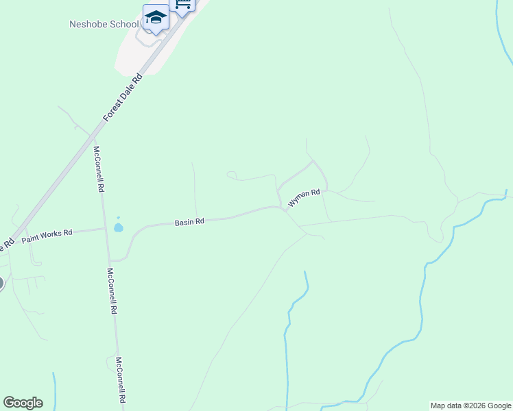 map of restaurants, bars, coffee shops, grocery stores, and more near 538 Basin Road in Rutland County