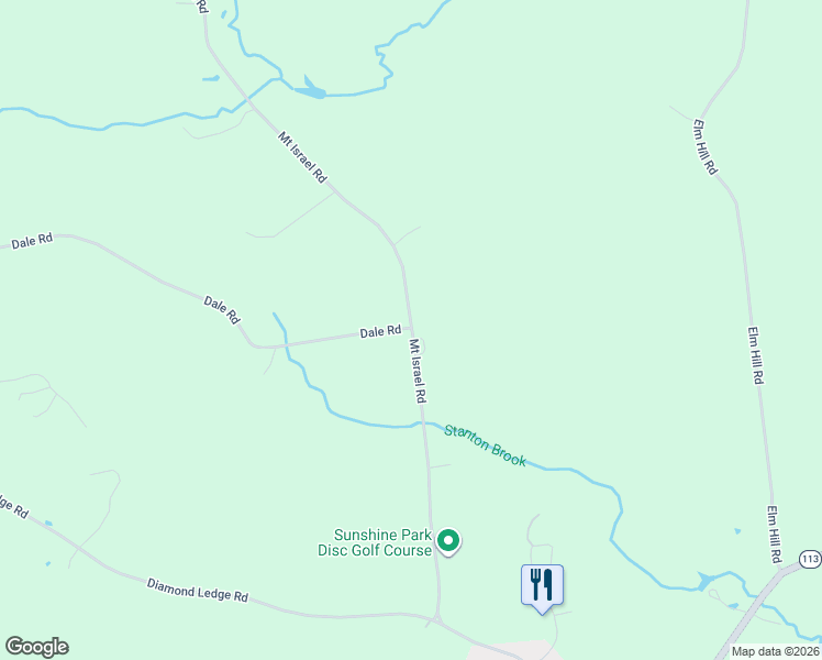 map of restaurants, bars, coffee shops, grocery stores, and more near 105 Dale Road in Sandwich