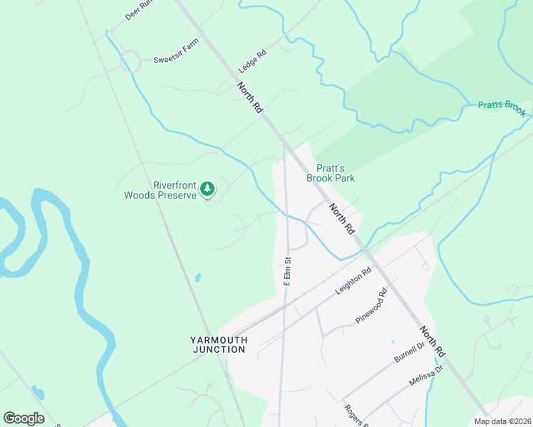 map of restaurants, bars, coffee shops, grocery stores, and more near 55 Alderbrook Lane in Yarmouth