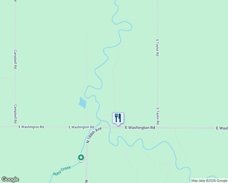 map of restaurants, bars, coffee shops, grocery stores, and more near 7409 South Riverbend Road in Mason County