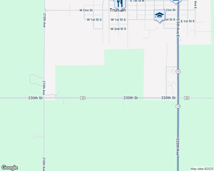 map of restaurants, bars, coffee shops, grocery stores, and more near in Truman