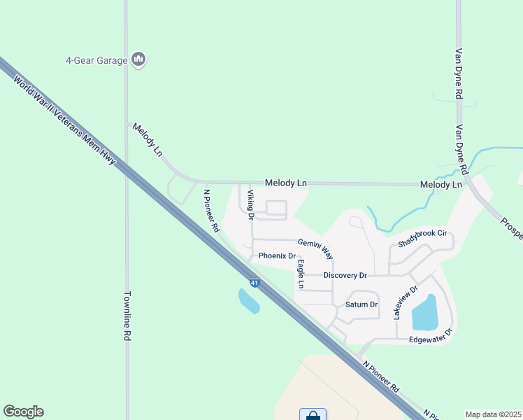 map of restaurants, bars, coffee shops, grocery stores, and more near Explorer Dr in Fond du Lac