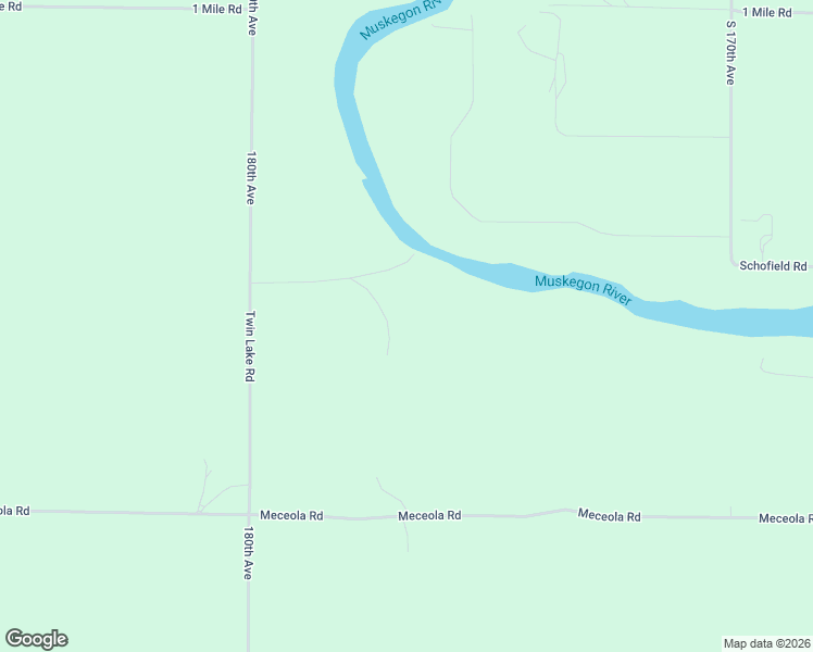 map of restaurants, bars, coffee shops, grocery stores, and more near River Bluffs Drive in Hersey