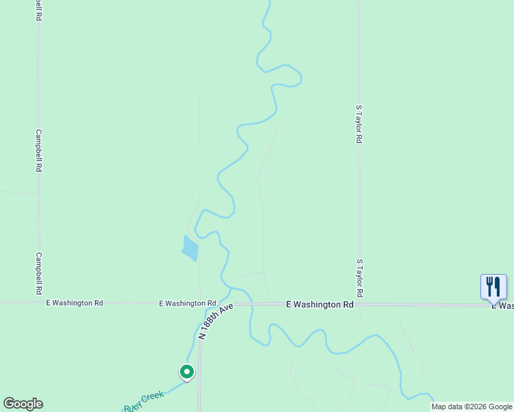 map of restaurants, bars, coffee shops, grocery stores, and more near 7333 South Riverbend Road in Township of Branch