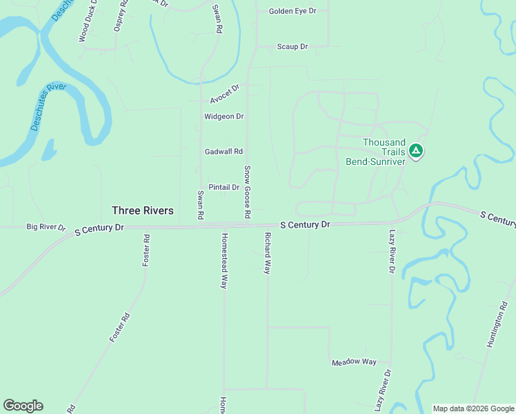 map of restaurants, bars, coffee shops, grocery stores, and more near 17269 Pintail Drive in Bend