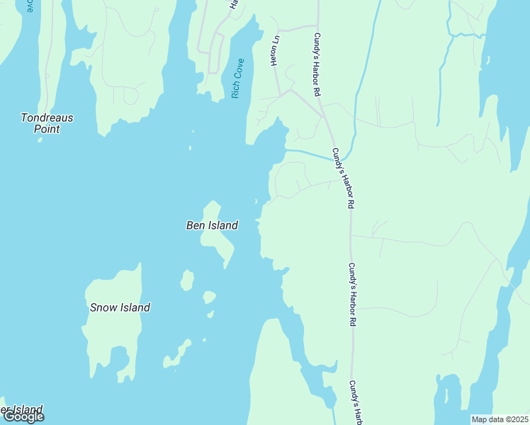 map of restaurants, bars, coffee shops, grocery stores, and more near 5 Vinal Road in Harpswell