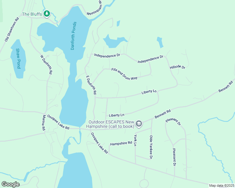 map of restaurants, bars, coffee shops, grocery stores, and more near 3 Powder Horn Lane in Freedom