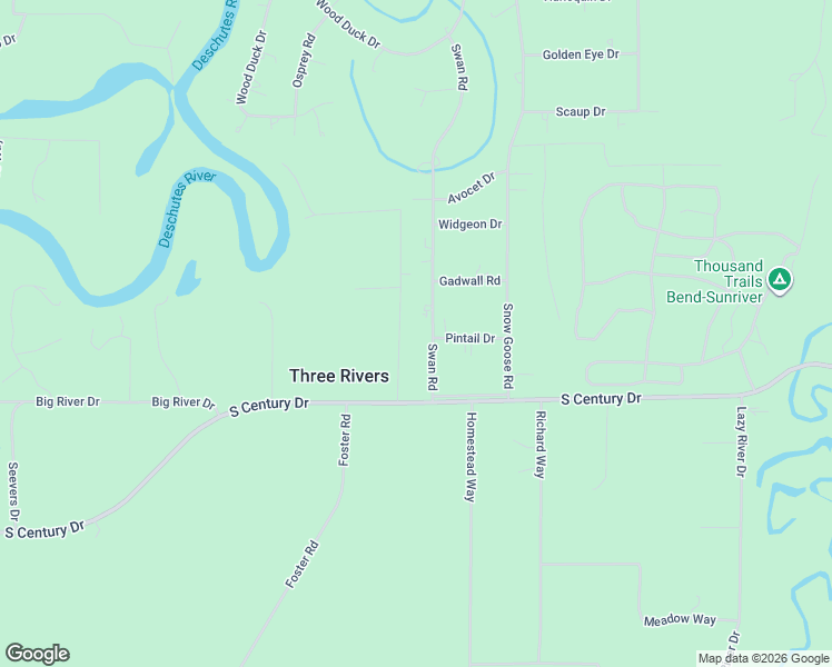 map of restaurants, bars, coffee shops, grocery stores, and more near 55639 Swan Road in Bend