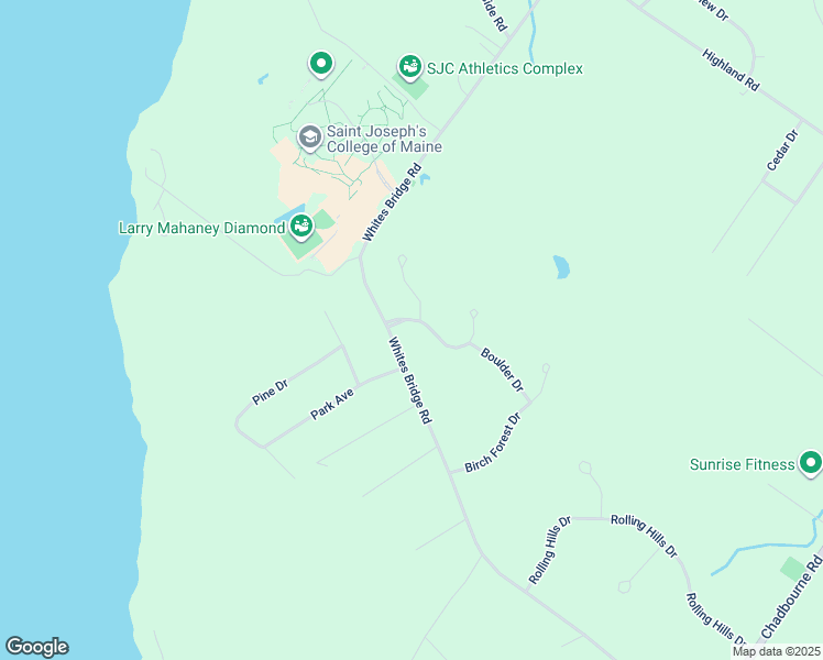 map of restaurants, bars, coffee shops, grocery stores, and more near 9 Stoneridge Drive in Standish