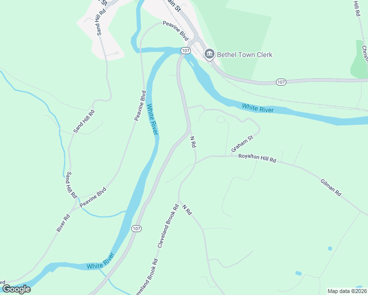 map of restaurants, bars, coffee shops, grocery stores, and more near in Bethel