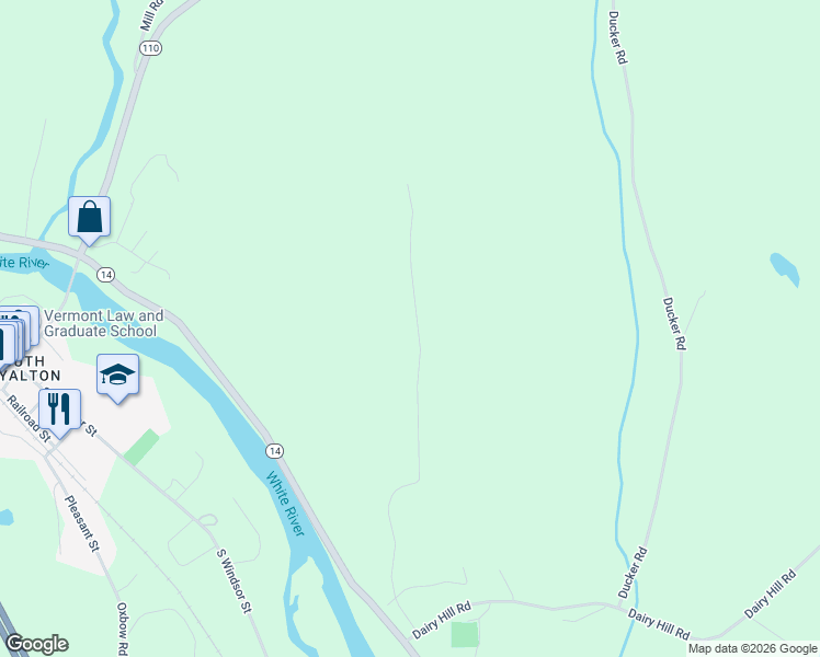 map of restaurants, bars, coffee shops, grocery stores, and more near 597 Roberts Rd in Royalton