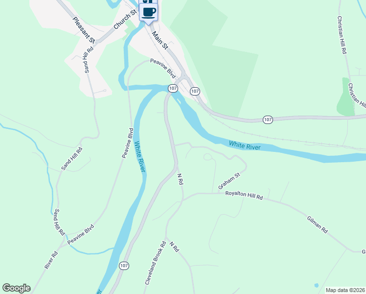 map of restaurants, bars, coffee shops, grocery stores, and more near 15 Graham Street in Bethel