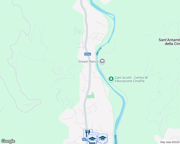 map of restaurants, bars, coffee shops, grocery stores, and more near 102 Corso Italia in Camporosso