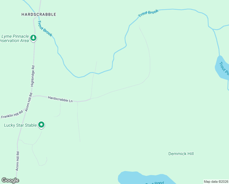 map of restaurants, bars, coffee shops, grocery stores, and more near 42 Hardscrabble Lane in Lyme