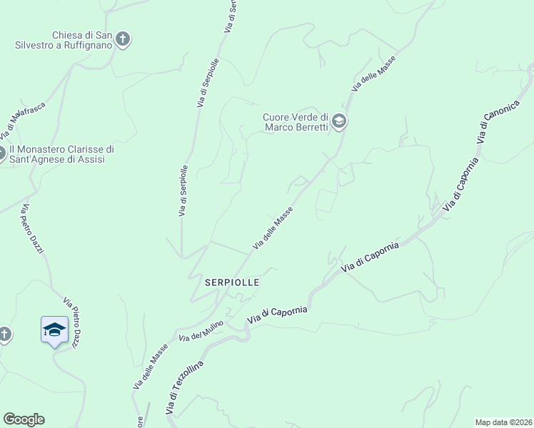 map of restaurants, bars, coffee shops, grocery stores, and more near 89 Via delle Masse in Firenze
