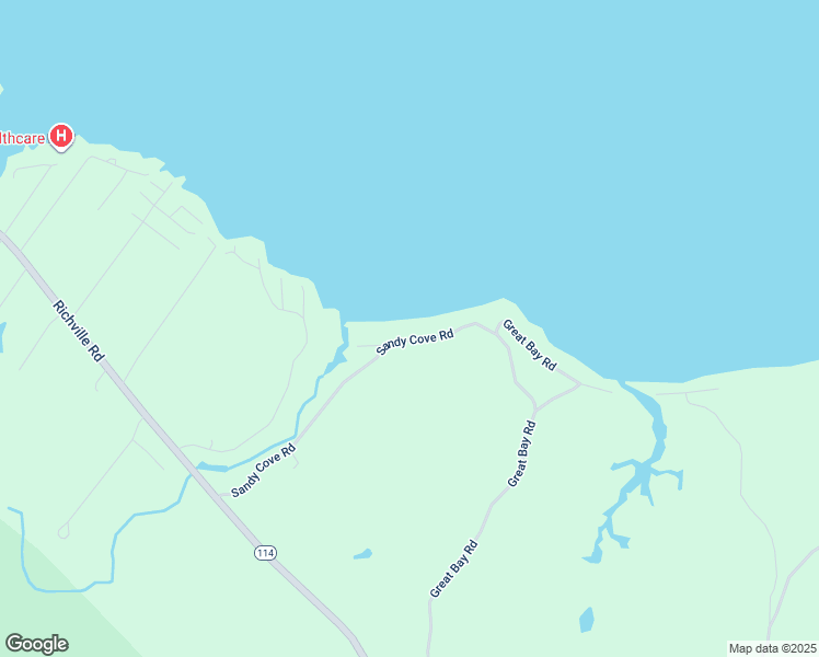 map of restaurants, bars, coffee shops, grocery stores, and more near 98 Sandy Cove Road in Standish
