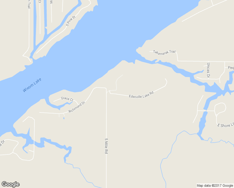 map of restaurants, bars, coffee shops, grocery stores, and more near 555 Edenville Lake Road in Hope