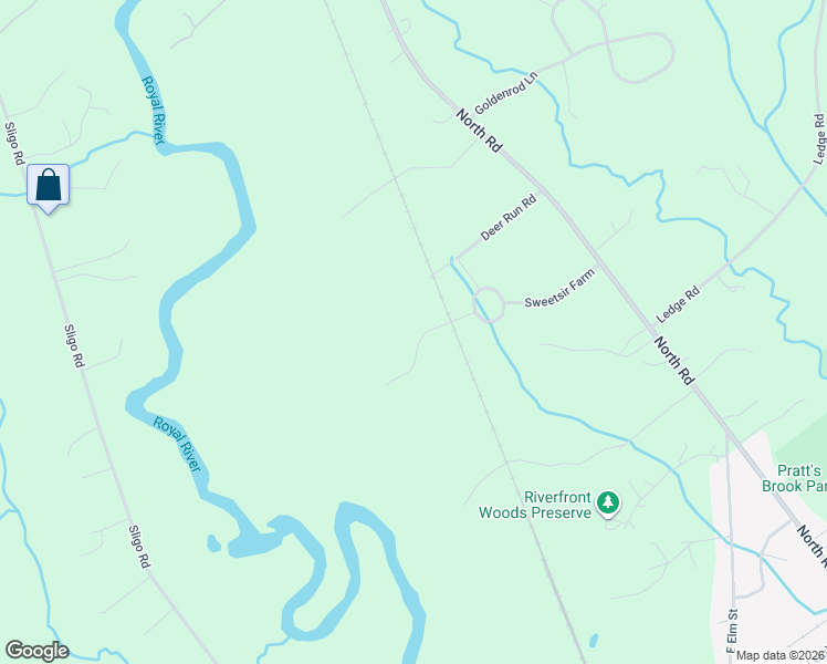 map of restaurants, bars, coffee shops, grocery stores, and more near 41 Old Field Road in Yarmouth