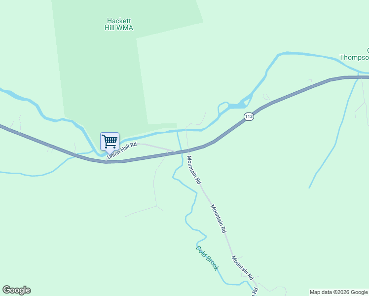 map of restaurants, bars, coffee shops, grocery stores, and more near 1348 Bearcamp Highway in Tamworth