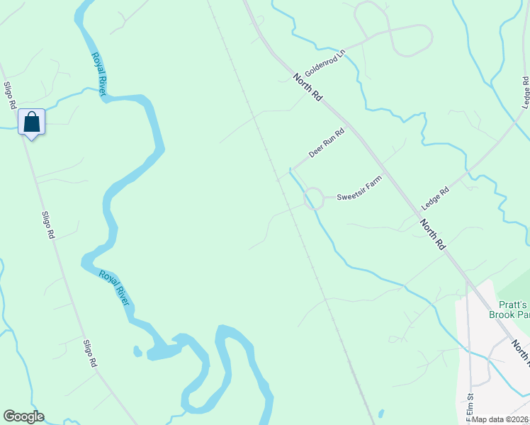 map of restaurants, bars, coffee shops, grocery stores, and more near 41 Old Field Road in Yarmouth