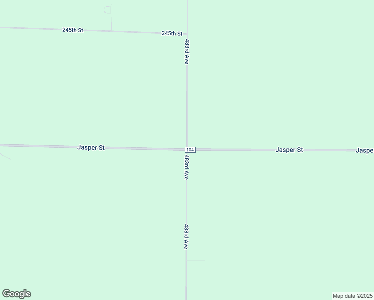 map of restaurants, bars, coffee shops, grocery stores, and more near Jasper Street in Garretson