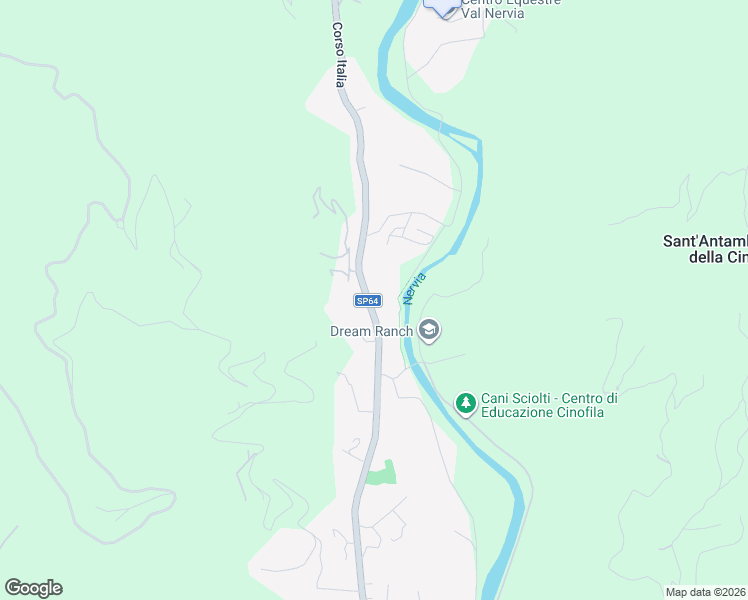 map of restaurants, bars, coffee shops, grocery stores, and more near 102 Corso Italia in Camporosso