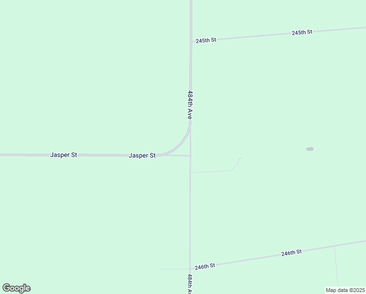 map of restaurants, bars, coffee shops, grocery stores, and more near Jasper Street in Garretson