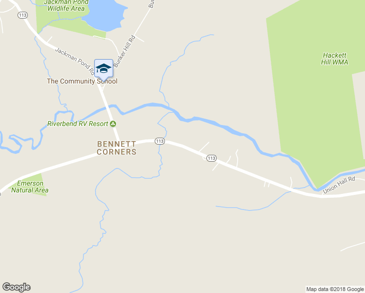 map of restaurants, bars, coffee shops, grocery stores, and more near 1348 Bearcamp Highway in Tamworth