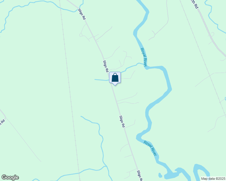 map of restaurants, bars, coffee shops, grocery stores, and more near 649 Sligo Road in North Yarmouth