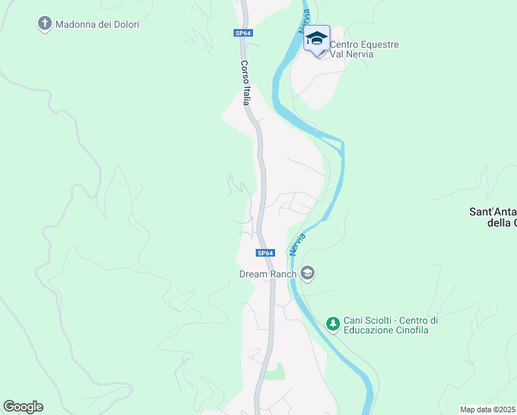 map of restaurants, bars, coffee shops, grocery stores, and more near 219 Corso Italia in Camporosso
