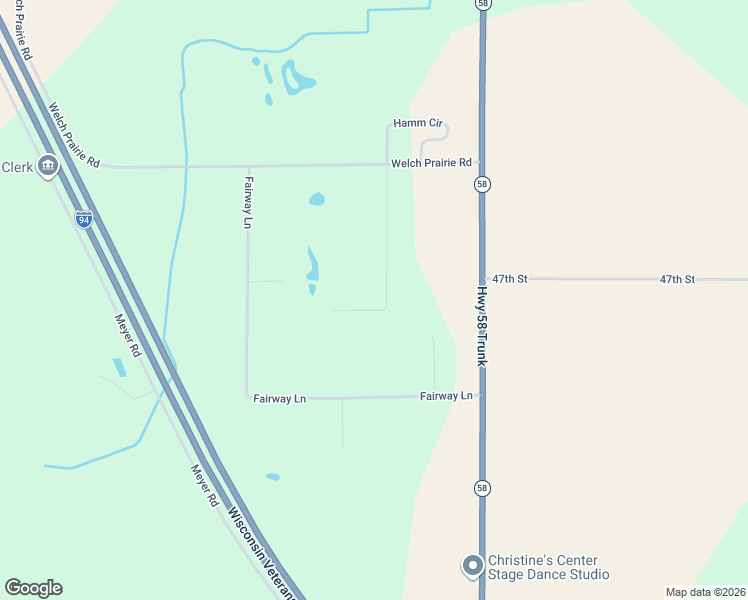 map of restaurants, bars, coffee shops, grocery stores, and more near N5185 Treganza Drive in New Lisbon