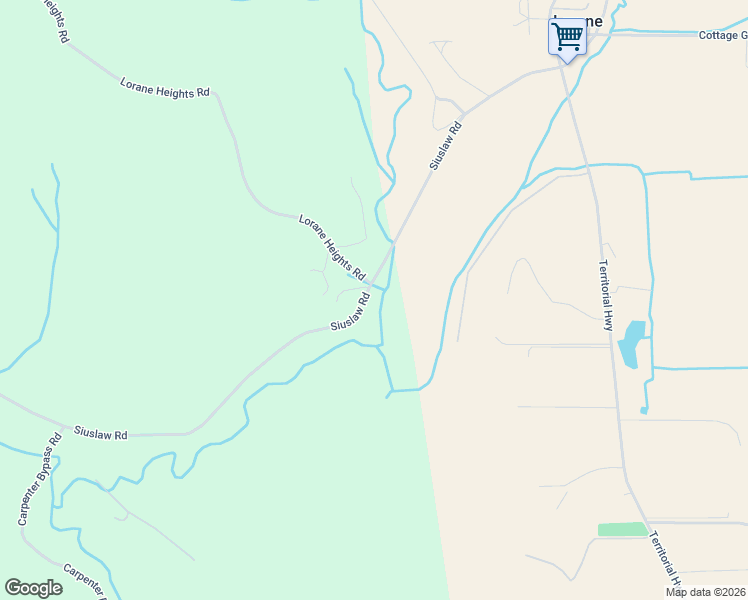 map of restaurants, bars, coffee shops, grocery stores, and more near in Lorane