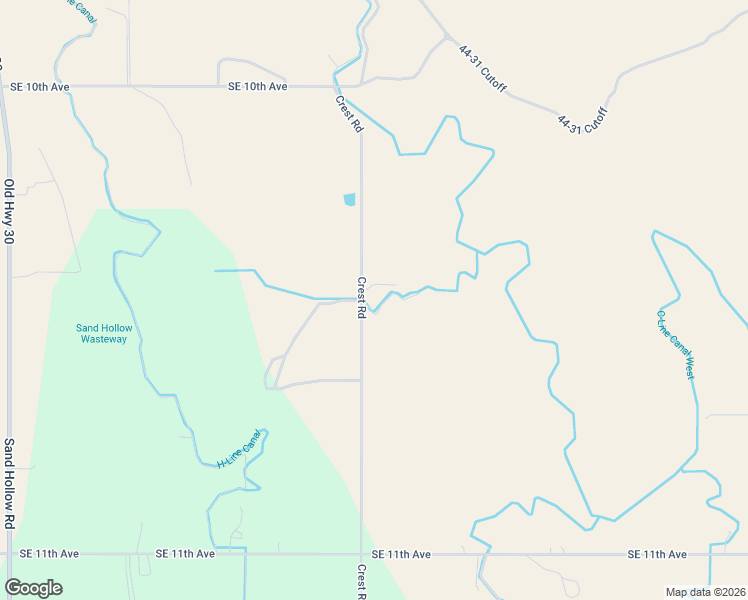 map of restaurants, bars, coffee shops, grocery stores, and more near 1300 Crest Road in Caldwell