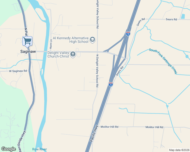 map of restaurants, bars, coffee shops, grocery stores, and more near 79820 Delight Valley School Road in Cottage Grove