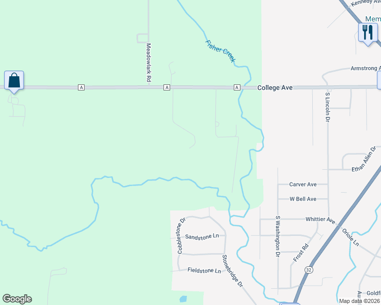 map of restaurants, bars, coffee shops, grocery stores, and more near W2857 County Road A in Sheboygan Falls