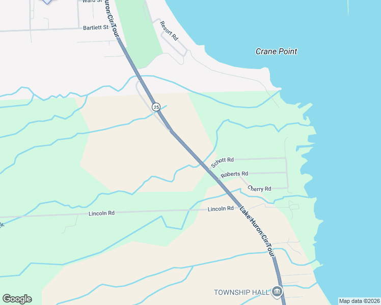 map of restaurants, bars, coffee shops, grocery stores, and more near 896 South Lakeshore Road in Harbor Beach