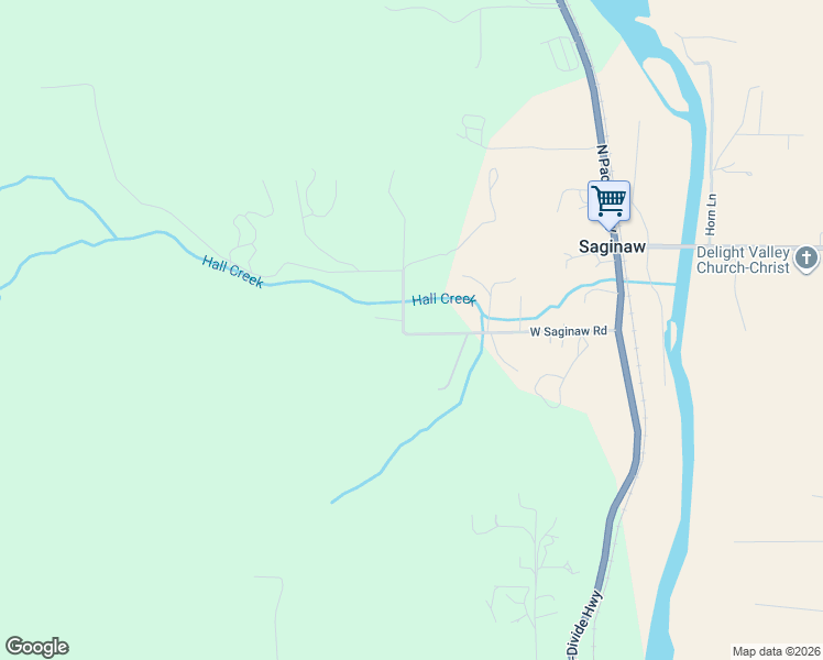 map of restaurants, bars, coffee shops, grocery stores, and more near 32706 West Saginaw Road in Cottage Grove