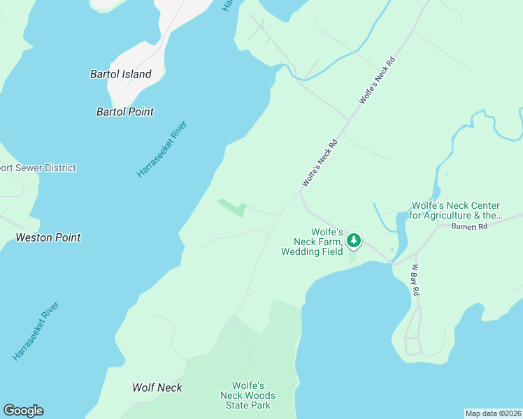 map of restaurants, bars, coffee shops, grocery stores, and more near 14 Newfield Road in Freeport