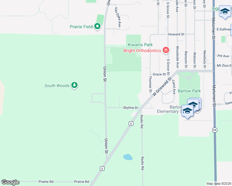 map of restaurants, bars, coffee shops, grocery stores, and more near N7930 Doty Dr in Ripon