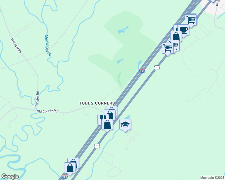 map of restaurants, bars, coffee shops, grocery stores, and more near 9 Alder Court in Freeport