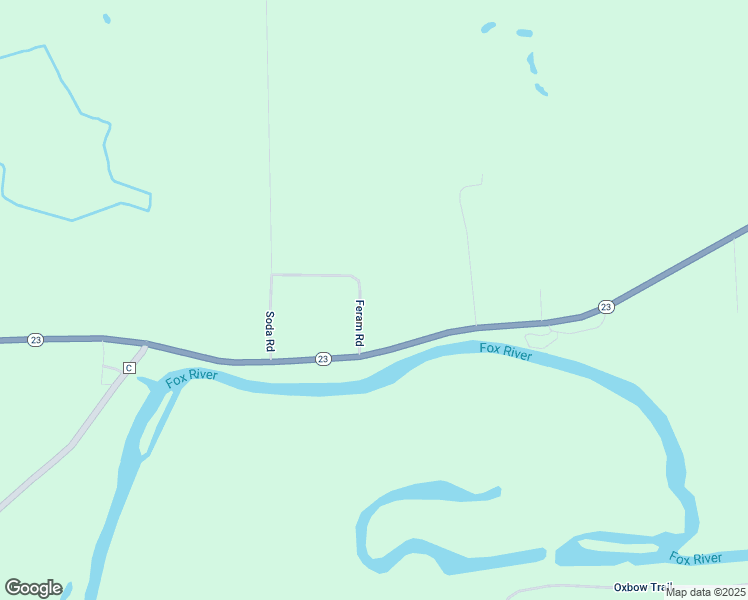map of restaurants, bars, coffee shops, grocery stores, and more near W6018 Feram Road in Princeton