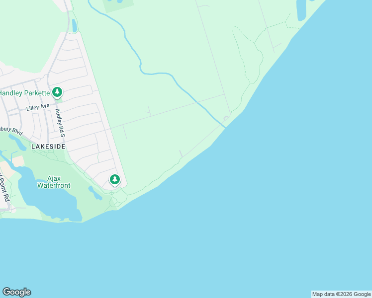 map of restaurants, bars, coffee shops, grocery stores, and more near 55 Ontoro Boulevard in Ajax