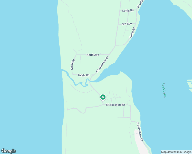 map of restaurants, bars, coffee shops, grocery stores, and more near 6900 South Lakeshore Drive in Pentwater