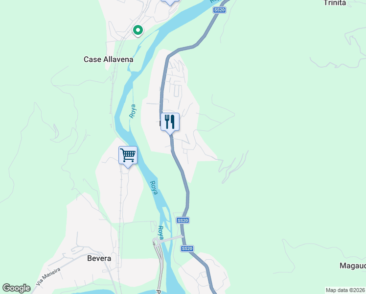 map of restaurants, bars, coffee shops, grocery stores, and more near 18 Via Tremola in Porra